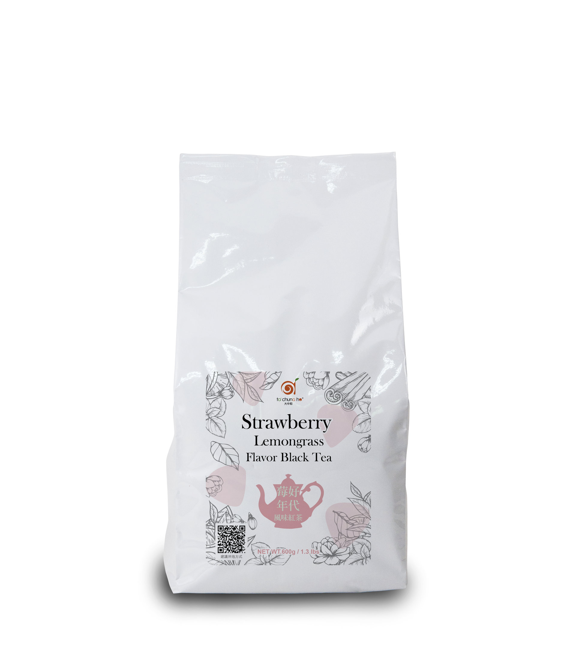 Strawberry Lemongrass Flavor Black Tea